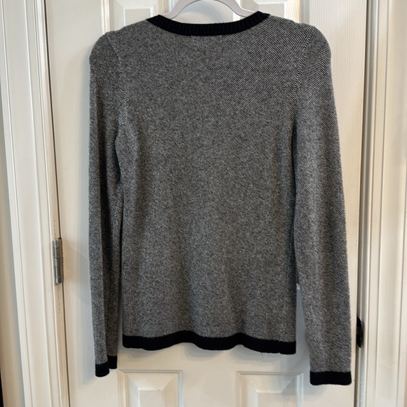 BANANA REPUBLIC WOOL BLEND W CASHMERE ITALIAN KNIT PULLOVER SWEATER sz XS - Picture 5 of 7